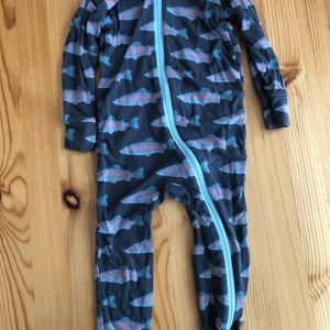 Kickee pants trout coveralls-9-12 mo